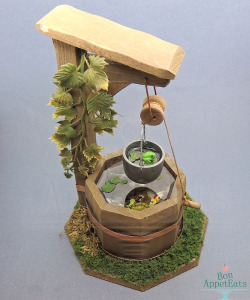 bon-appeteats:  Finished the dollhouse well pond in time for