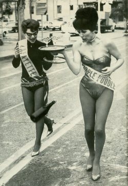 rrrick:  generic—eric:  Cocktail waitress race, NYC, 1967 