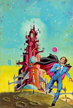 70sscifiart: alex schomburg - isaac asimov’s science fiction