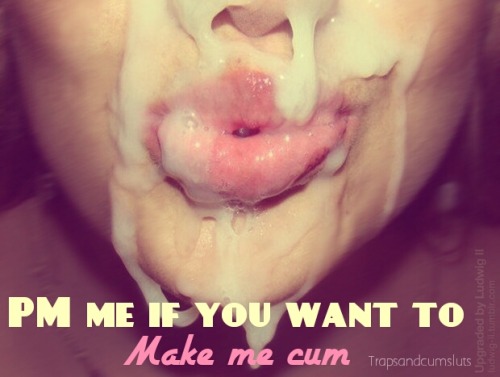 trapsandcumsluts:  Like the message says 