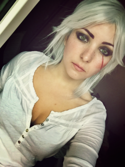 hotcosplaychicks:  Ciri - The Witcher 3 Makeup by Dragunova-Cosplay