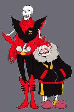 Underfell bros! I do think I am getting better at ‘em teeth…