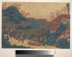 fashionsfromhistory:  Poem by Sarumaru Dayu   Katsushika Hokusai