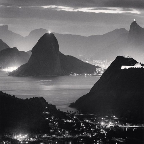 paolo-streito-1264:  Michael Kenna. Night Lights, Rio de Janiero,