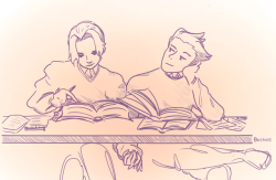owlynys: AU where phoenix and miles actually attend law school