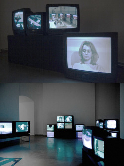 gallowhill:  Valie Export video installation at Charim Galerie,