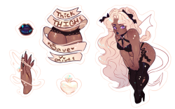 pinkincubi:A sticker set I made! I actually already sold them