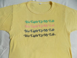 etsygold:  You light up my life tee (more information, more etsy