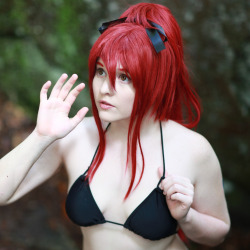 foxy-cosplay:  A collage of my swimsuit Erza set from Fairy Tail!