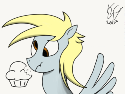 ask-the-derpy-hooves:Light on questions so I did a derp doodle