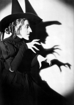 Classic creepiness (Margaret Hamilton as the Wicked Witch of