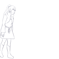 sasainou:A gif of Weiss waddling. Because I thought it should