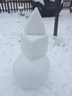 tuhree:  powerranged:  i made the sickest snowman of the century