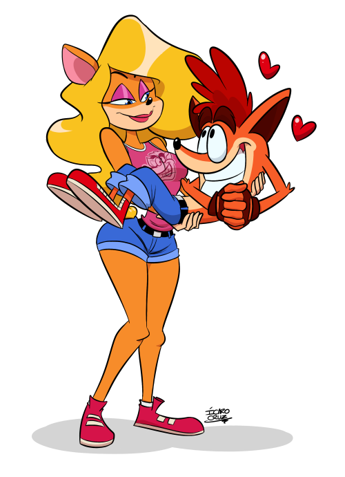 icarocruzart:Bandicouple cute!