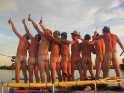 goodoldfratdays:  That’s a bareback gangbang waiting to happen…