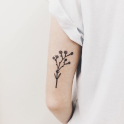 perpetualitys:  Fresh ink for my birthday🌱  {Please don’t