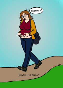 fatpeopleart:  Lovin’ My Belly tatianagill.com