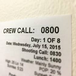 DAY SEVENTY-ONE. First day of production on #The100 season three!
