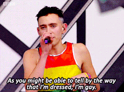 followinglightning:  Olly Alexander of Years & Years, at