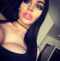 siliconedollhouse:  Those lips.. Those tits.. Those EYES!! 