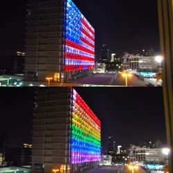 sharmran:  Tel Aviv stands with the U.S and the LGBT community.