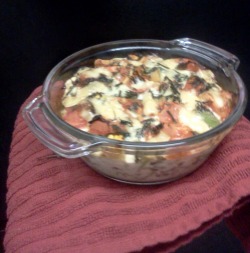Good morning everyone! this blurry photo is my brunch quiche.