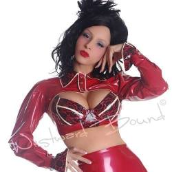 westward-bound-latex:  Rubberdoll “rocks it” in Westward