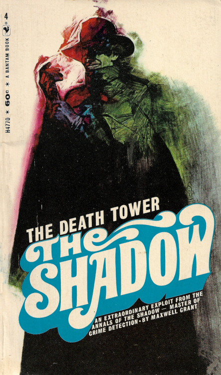 The Death Tower, by Maxwell Grant (Bantam, 1969). Cover painting