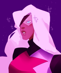 xuunies:  garnet but w/ sapphire hair