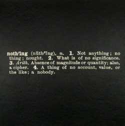 insupportof-meta-art:Joseph Kosuth - Nothing