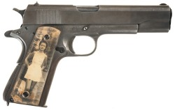 peashooter85:  World War II Colt 1911 Sweetheart Grips, During