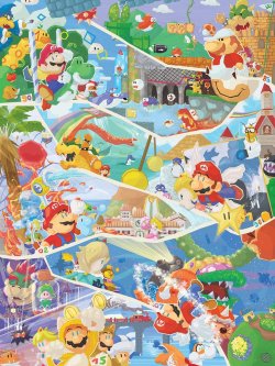theomeganerd:  30 Years of Mario by Mikaël Aguirre