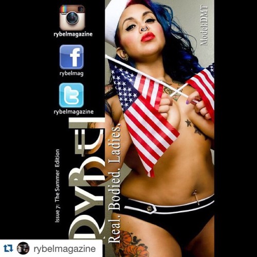 #Repost @rybelmagazine with @repostapp. ・・・ @rybelmagazine  is keeping it thick and summer time sexy with DMT @dmtsweetpoison  her Puerto Rican style and sultry curves will keep you glued to the pages of issue 7 coming out in July.  #magazine #plusmodel