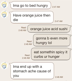 c2oh:  its 3am and sushi b dreamin up conspiracy thinkin im tryin