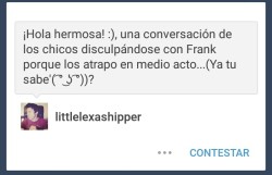 ashleygm:  Fue culpa de Vegetta. N/A: No se acostumbren a que