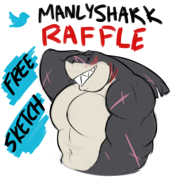 manlyshark:  Hi there! Want to win a free coloured waist up sketch? Just