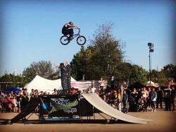 #bmx #asparagusfestival2018 #perfecttiming  (at San Joaquin Asparagus