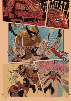 westcoastavengers:  Wolverine Vs Deadpool by Rafael Grampá 