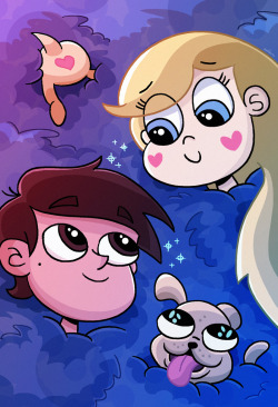 “I made the snuggly extra-poofy this week, Marco!”“Yeah!