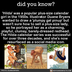 bayonetsandbibleverses: alucards-fine-ass:  did-you-kno:  ‘Hilda’