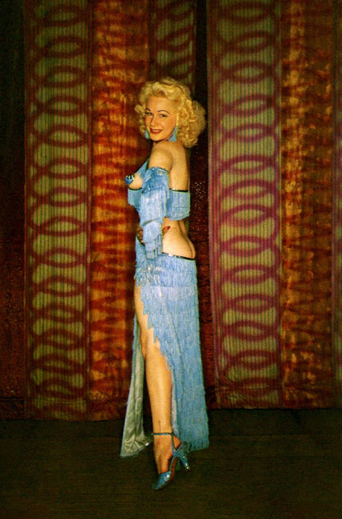  Mickey “Ginger” Jones..   in a uniquely revealing dance costume! As featured in the vintage ‘Burlesque Historical Company’ postcard series..   Apologies to the Image Source: easttulsa.. Loved your image. But wanted to tweak it a bit in Photoshop,