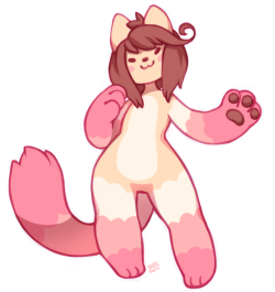 ground-lion:  art trade with puffnya of their friend’s character!