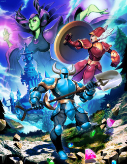 genzoman: Image done for Shovel Knight: Official Design Works,