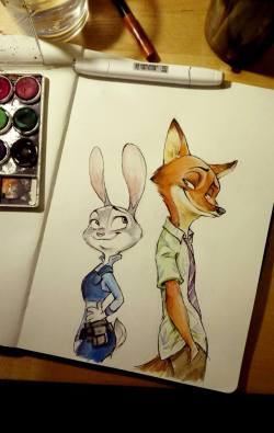 salamaliki:  Zootopia fanart. This movie screams obsession any