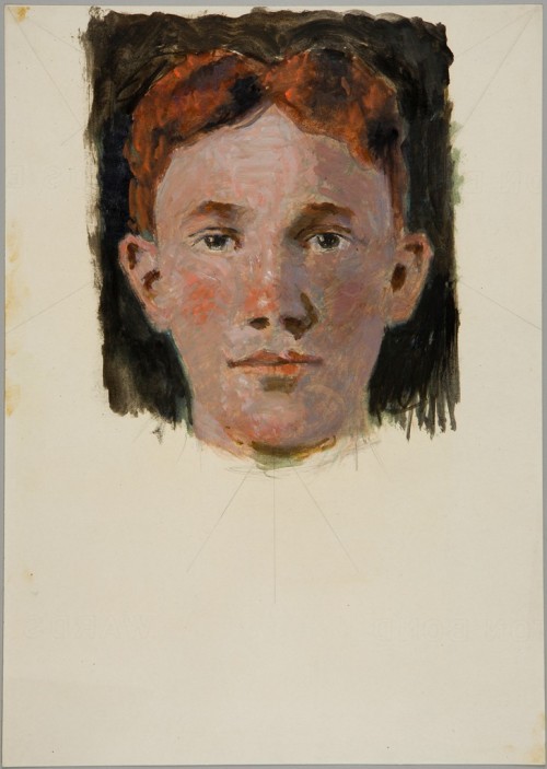 harvard-art-museums-drawings:Portrait of Ginger, Denman Waldo