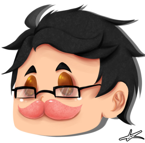 thekimmeh:  D’awww it is a Markimoo head!I wanted to do a paper effect, then I just wanted to color it, then it went to some kinda texture thing and I just can’t make up my mind.Now I think it looks like some kinda Zelda styled thing…Well I have