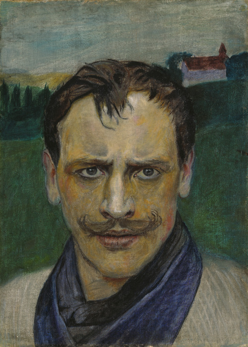 kecobe:Selvportrett = Self PortraitHarald Sohlberg (Norwegian;
