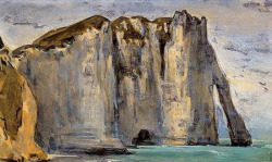 nevver:  Painters of the cliffs of Étretat 
