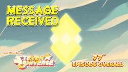 the-world-of-steven-universe:   EPISODE “MESSAGE RECEIVED”