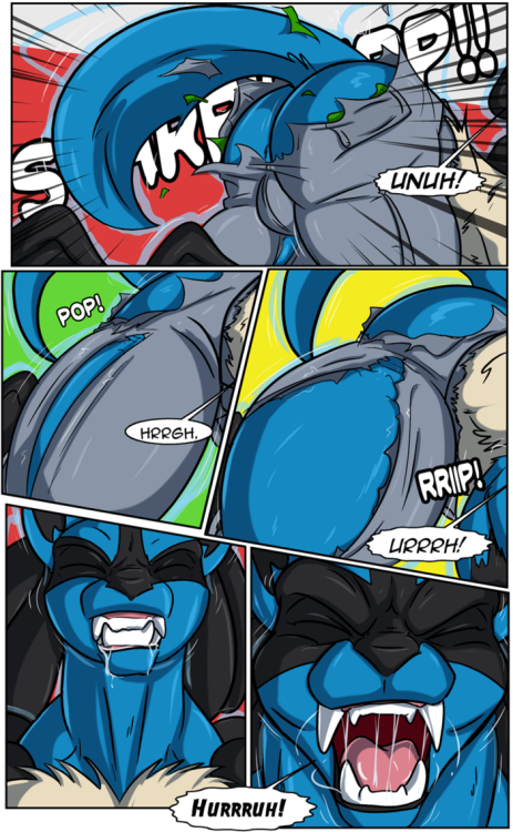 Black-RatAbsolutely outstanding Lucario TF comic from Black-Rat on deviantArt.Loving that muscle transformation!